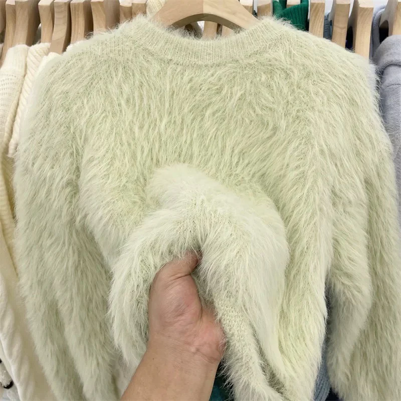 Harriet Mohair Fur Detailed Soft Sweater - Image 5