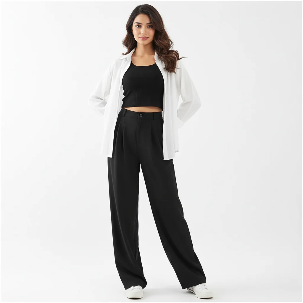 Harriet Summer Coord Set of 3 In Black - Image 2