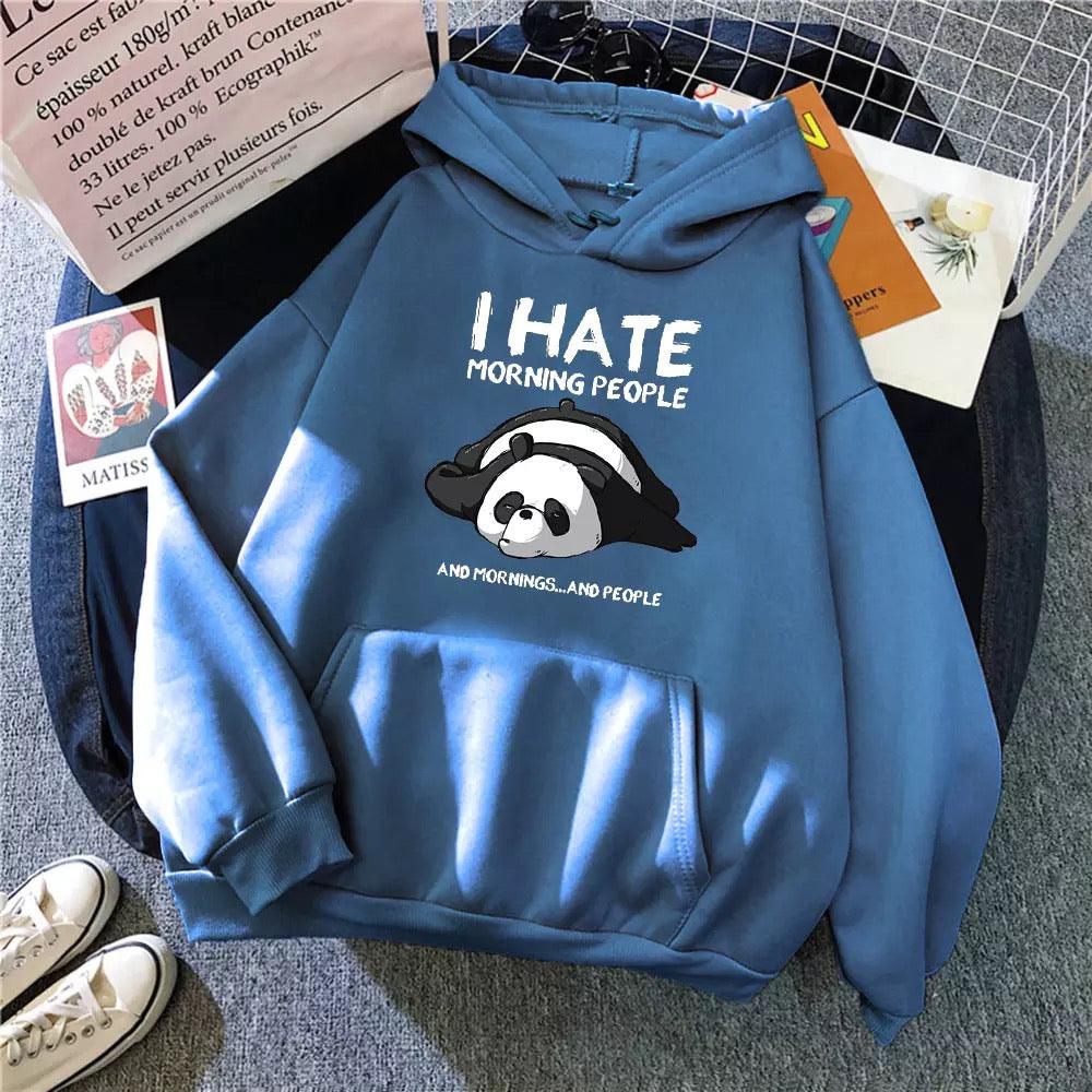 Hate Morning People Sweatshirt - Image 2