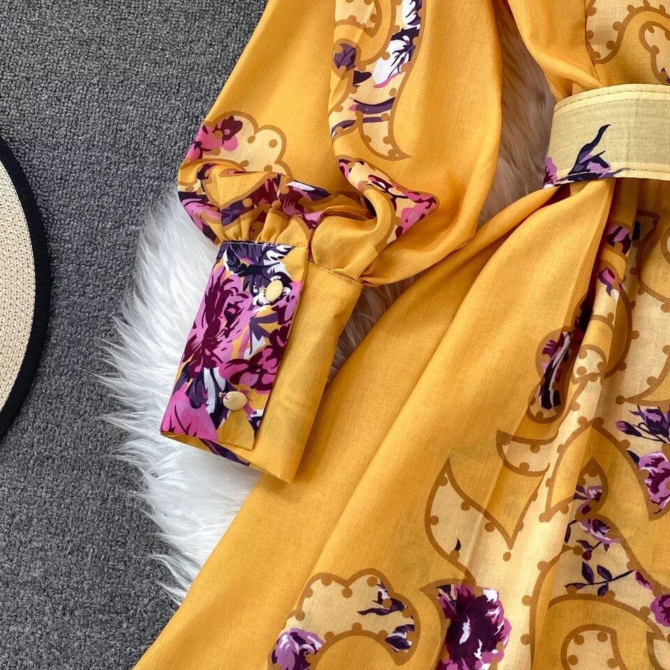 Havana Holiday Dress In Yellow - Image 3