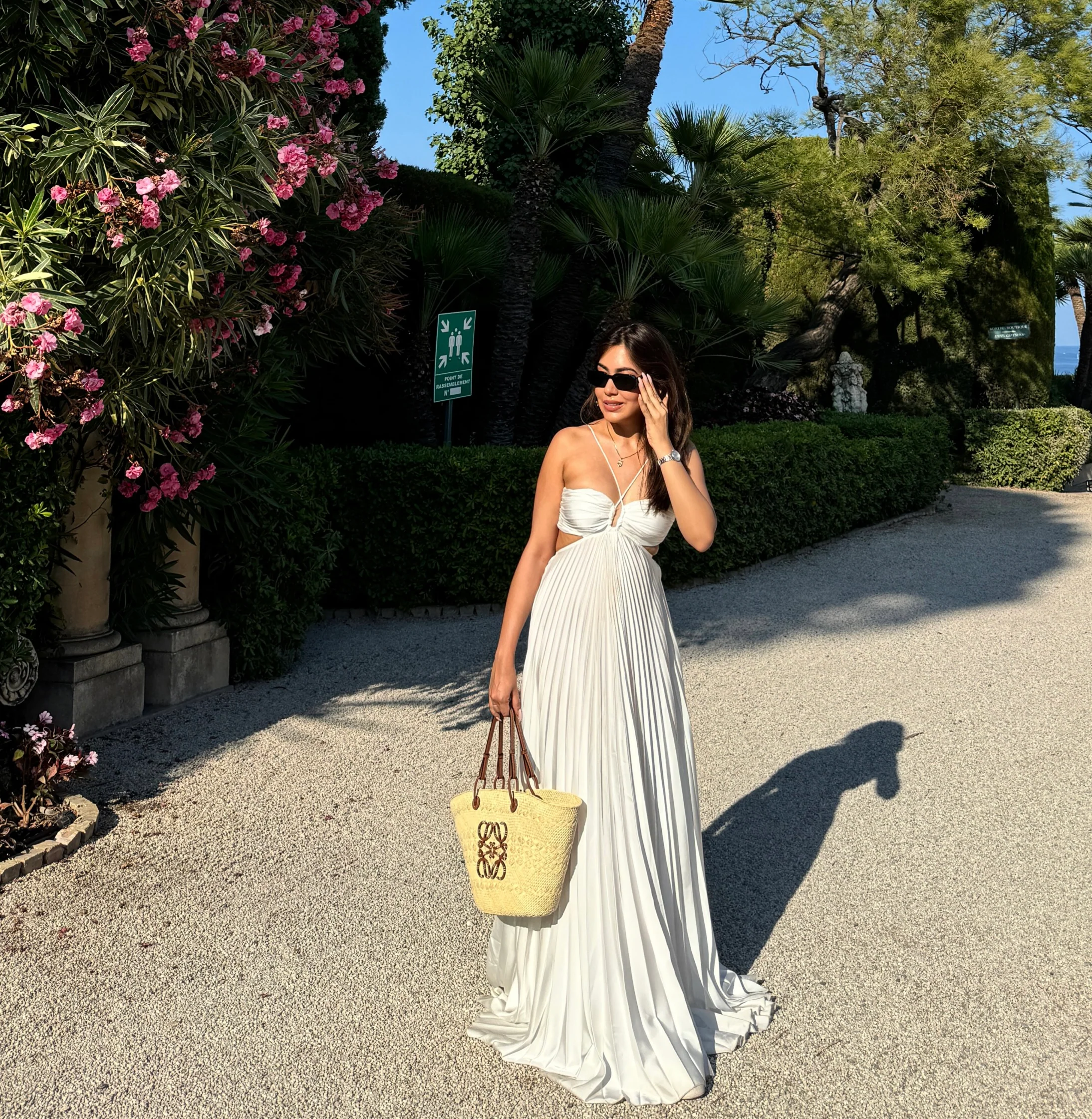 Hay Luxe Pleated Flowy Maxi Dress - Image 10
