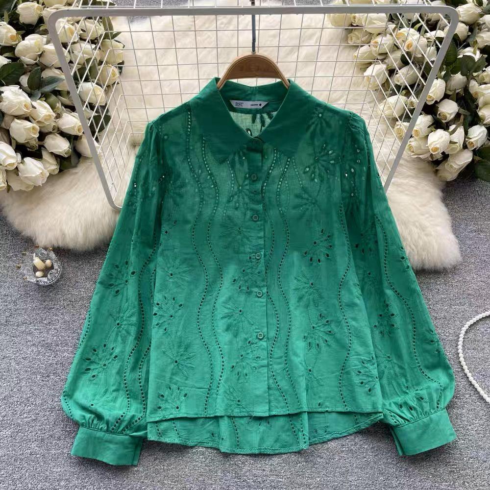 Hebby Cotton Eyelet Shirt - Image 12