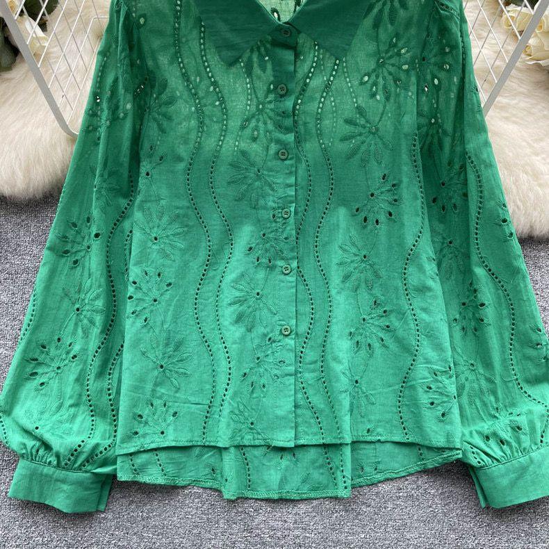 Hebby Cotton Eyelet Shirt - Image 9