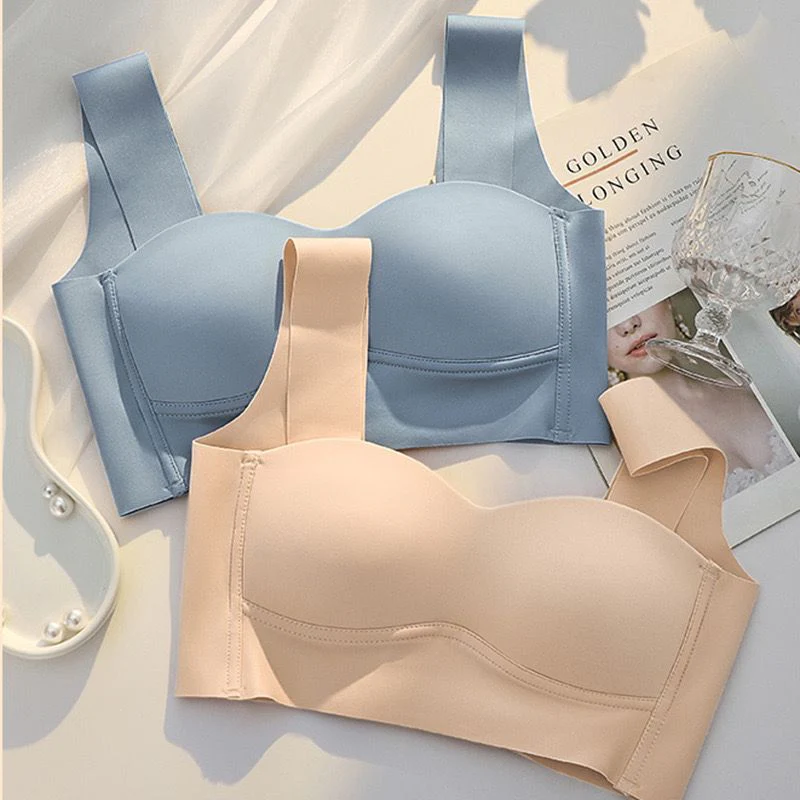 Hela Seamless Bralettes In Grey - Image 2