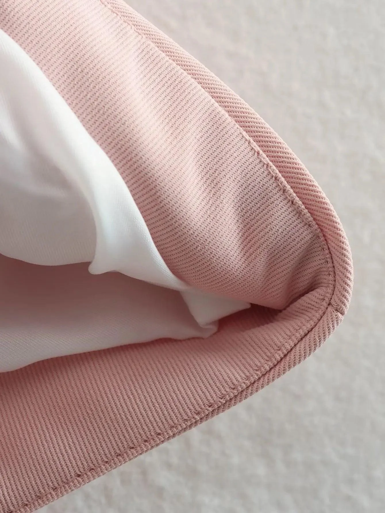 Helen Statement Vest Tops in Peach - Image 4