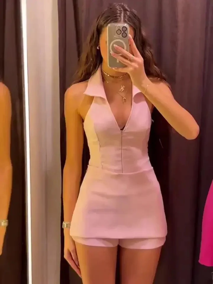 Hellor Luxe Co-ord Set in Blush - Image 3