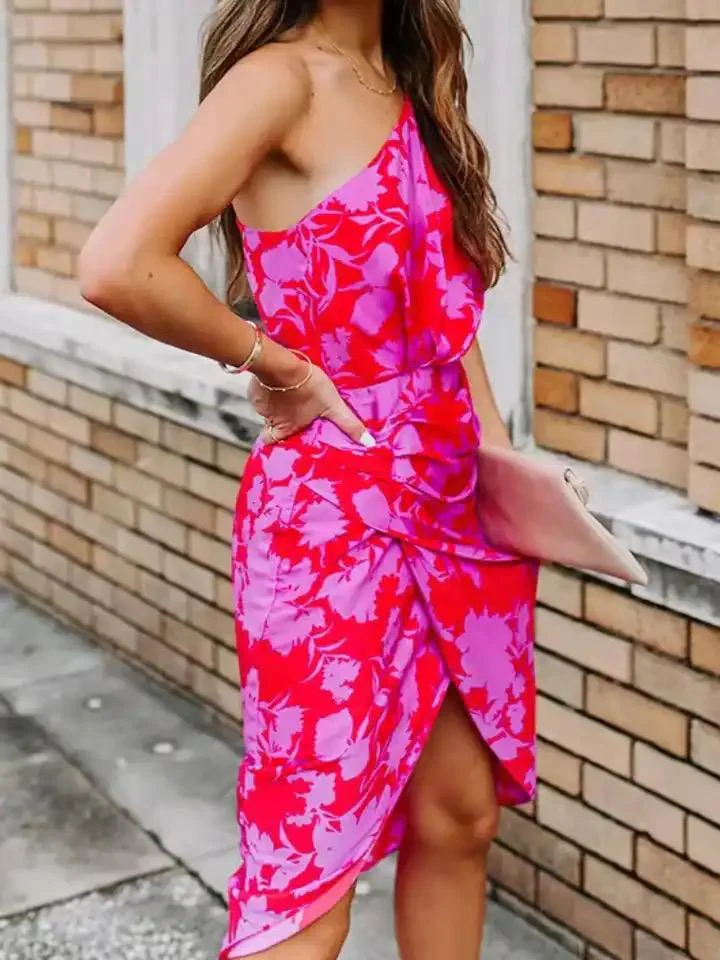 Heloisa One Shoulder Dress - Image 3