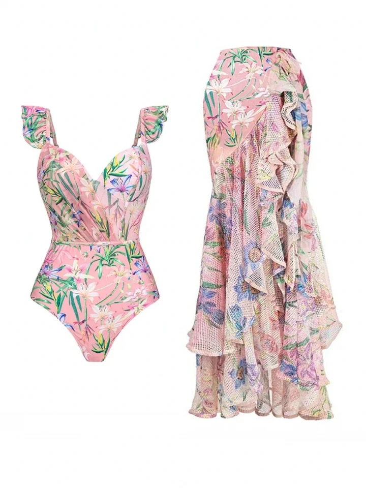 Hubo Spritzer Swimsuit with Ruffled Skirt - Image 2