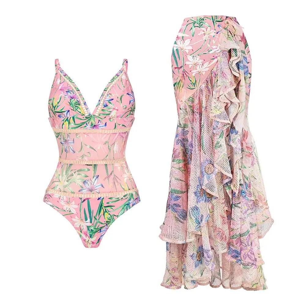 Hubo Spritzer Swimsuit with Ruffled Skirt - Image 3