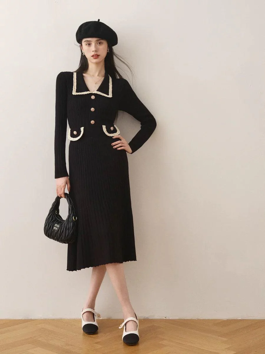 Huller Woolen Bodycon Dress - Image 2