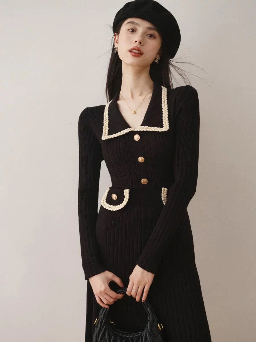Huller Woolen Bodycon Dress - Image 4