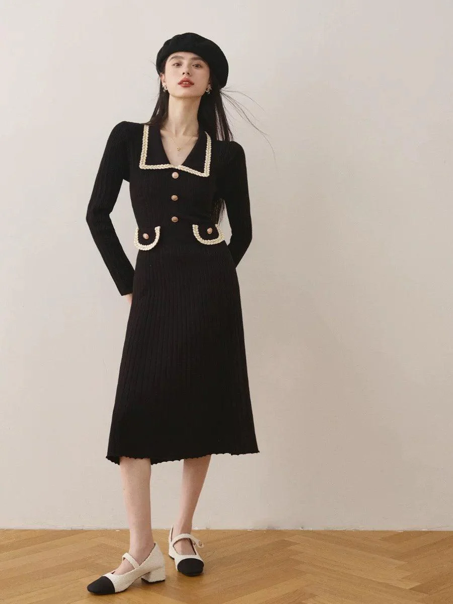 Huller Woolen Bodycon Dress - Image 5