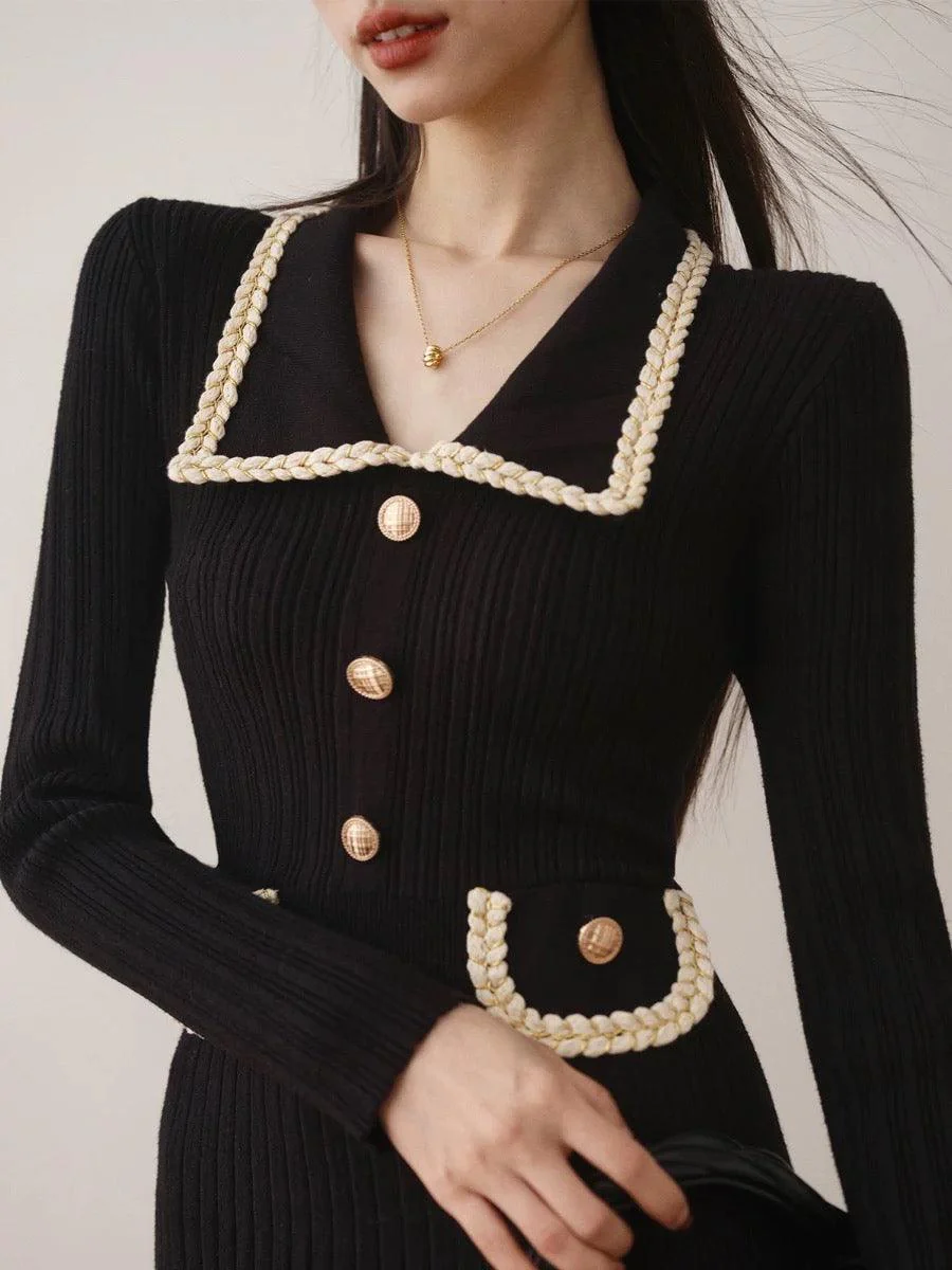 Huller Woolen Bodycon Dress - Image 6