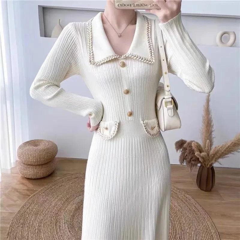 Huller Woolen Bodycon Dress - Image 9