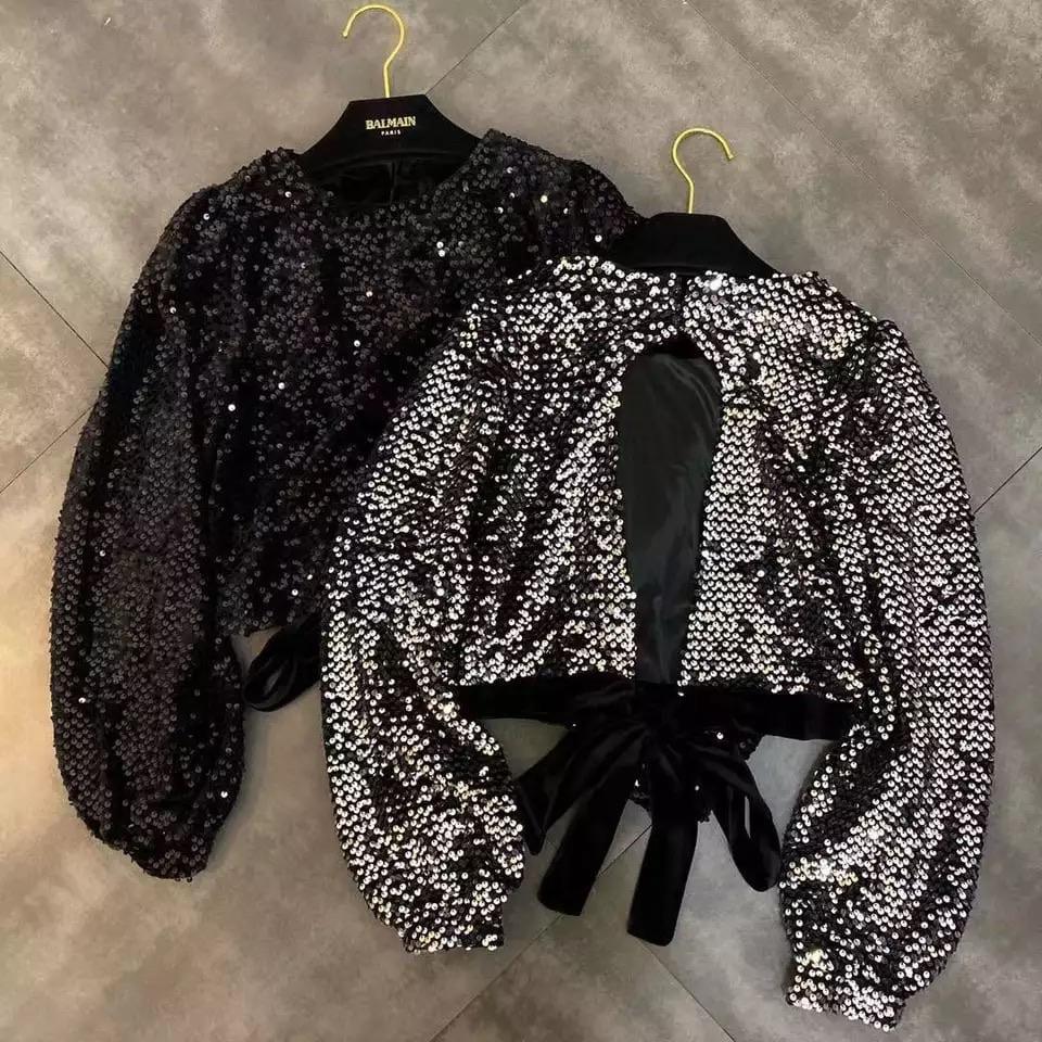 Ibiza Sequined Party Blouse - Image 5