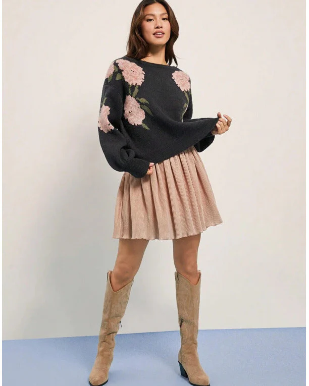 Ivano Floral Woolen Sweater