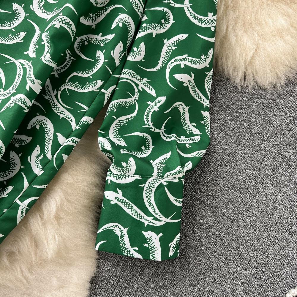 Jamie Abstract Coord Set In Green - Image 2