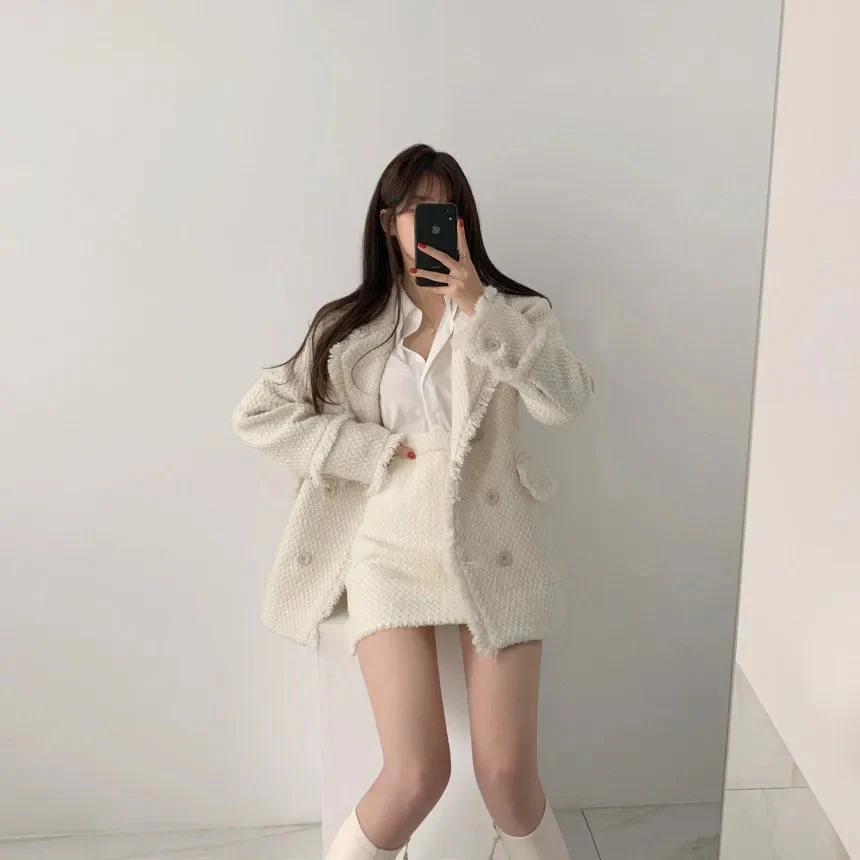 Jamie Tweed 2 Pc Set - Blazer and Skirt - Image 5
