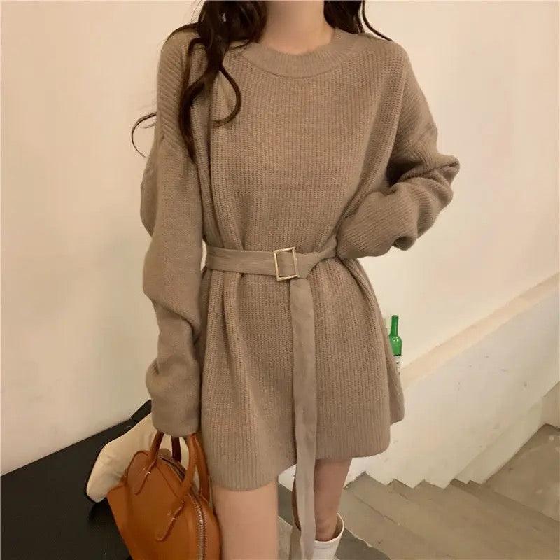 Janer Statement Winter Knitted Dress - Image 4