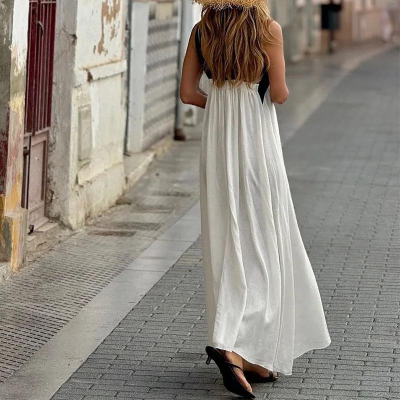Jemini Summer Holiday Dress In Black - Image 3