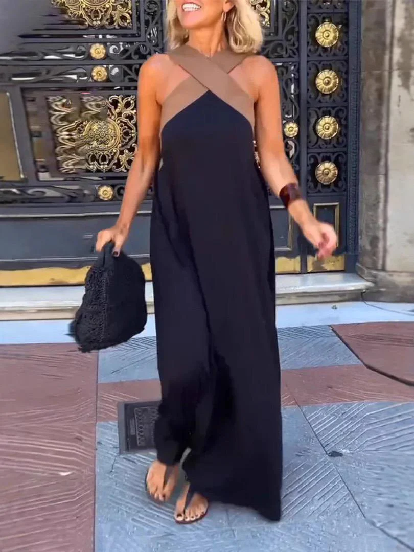 Jemini Summer Holiday Dress In Black - Image 5