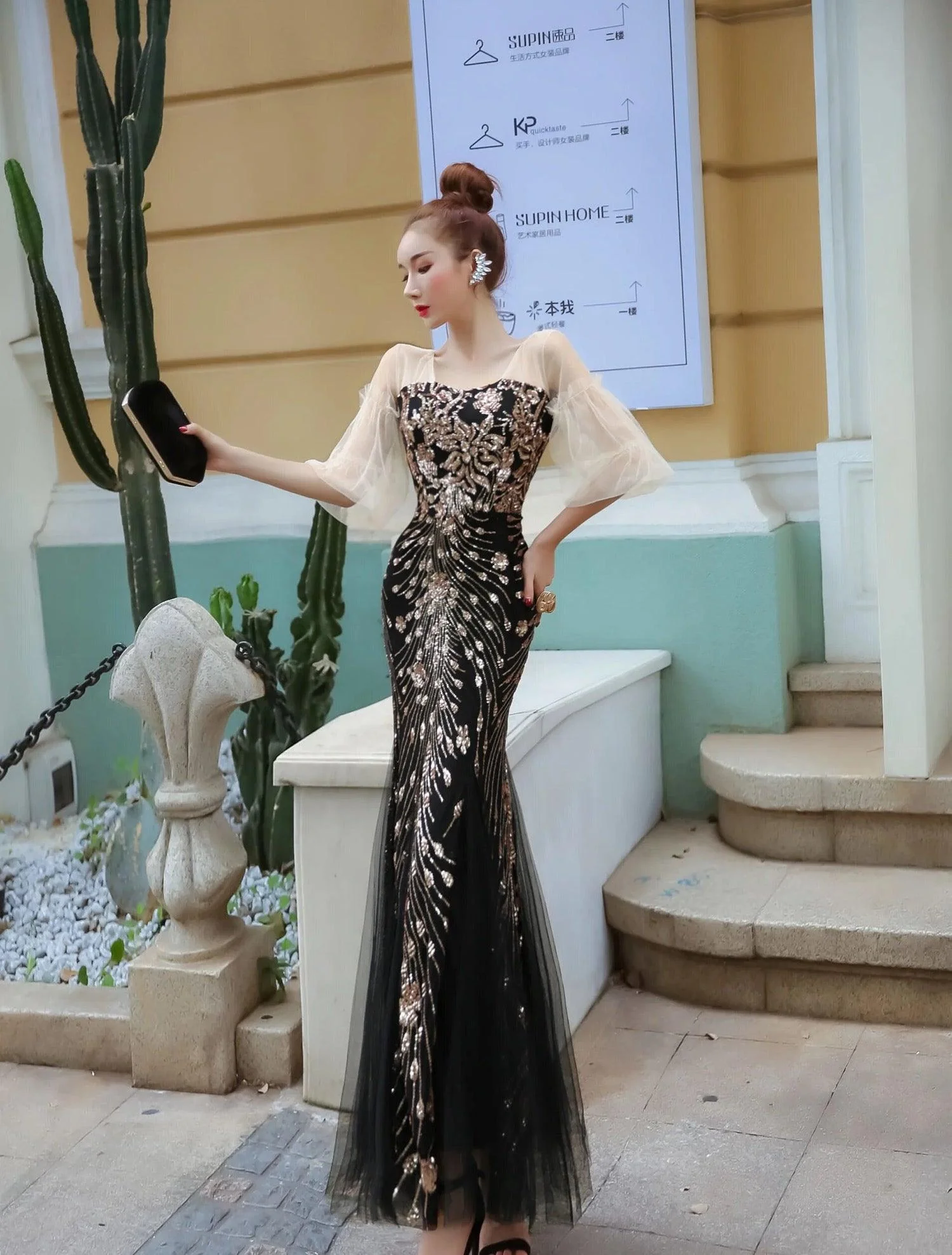 Jennifer Embellished Gown - Image 5