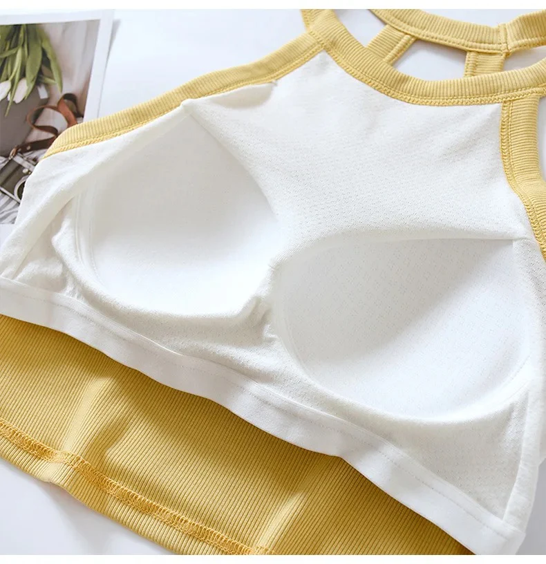 Jenny Tank Tops with Inbuilt Bra - Image 3