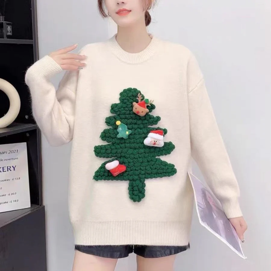 Jessie Cute Christmasy Sweater - Image 3