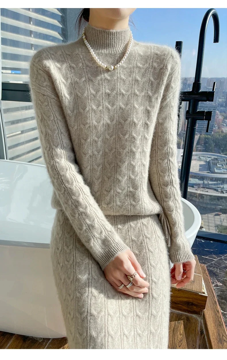 Jiah Winter Coord Set - Set of Sweater and Skirt - Image 5