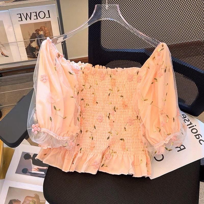 Jill Statement Floral Tops - Image 3