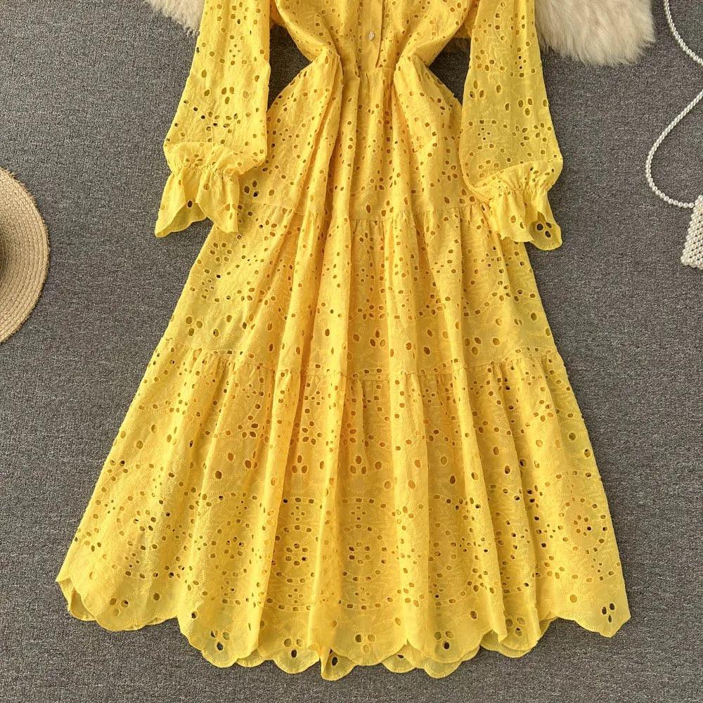 Jimmy Cotton Eyelet Midi Dress - Image 12