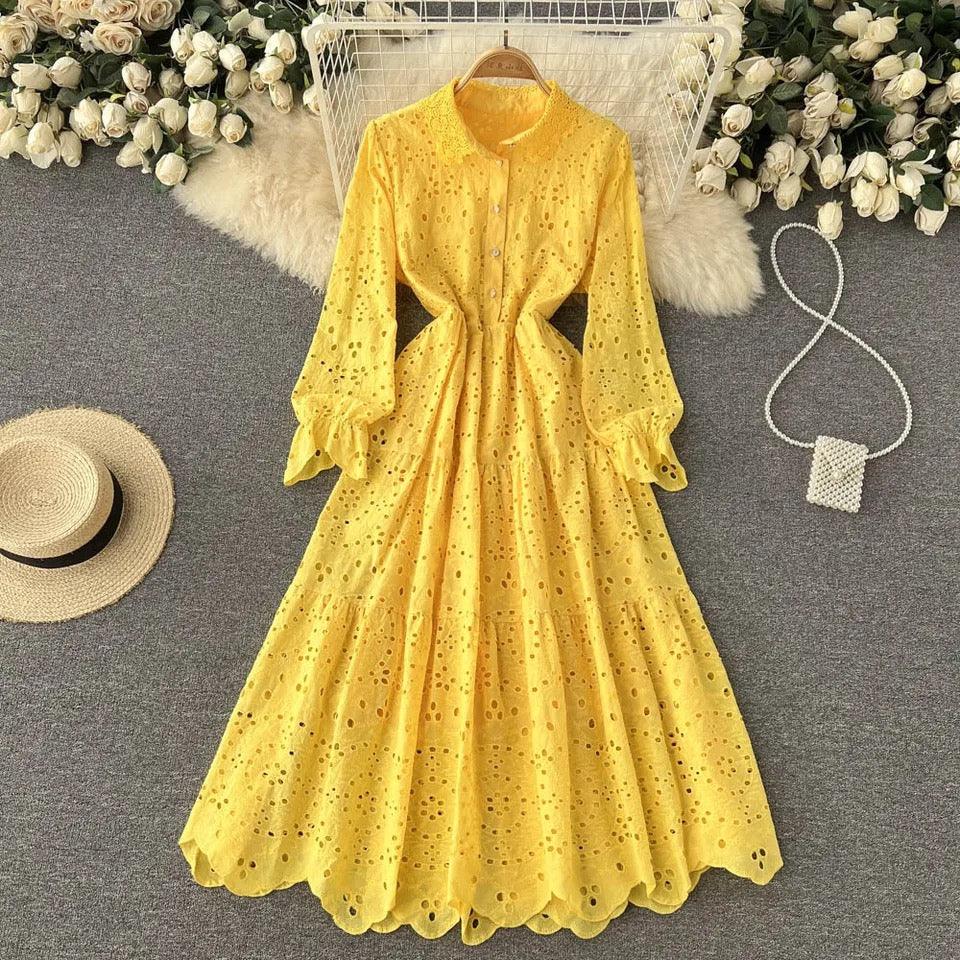 Jimmy Cotton Eyelet Midi Dress - Image 2