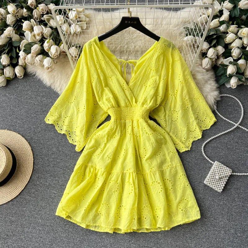 Julissa Cotton Eyelet Dress - Image 5