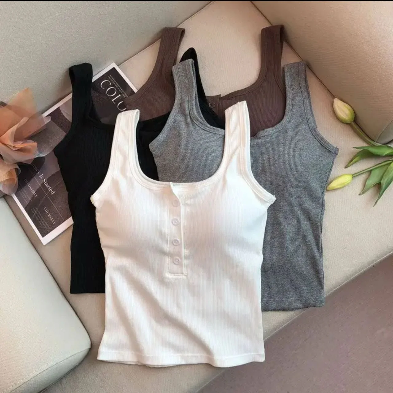 Junia Statement Summer Top In White - Image 10