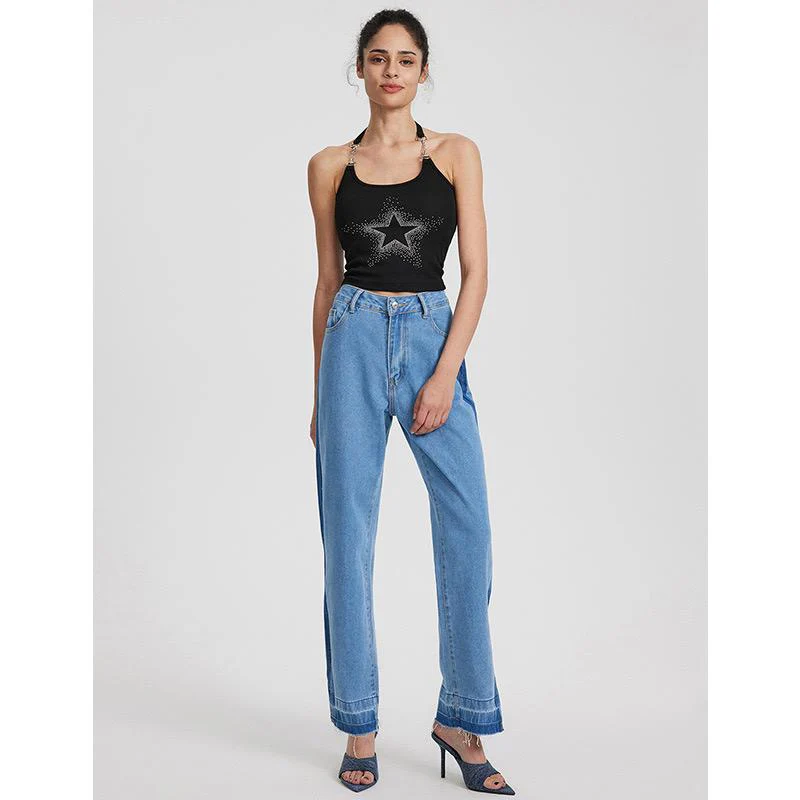 Kai Statement Denim Jeans In Blue