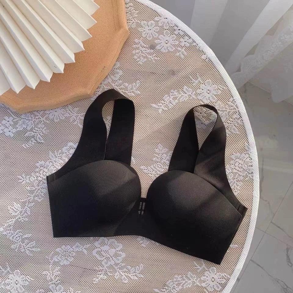 Kanette Seamless Pushup Bralettes In Black