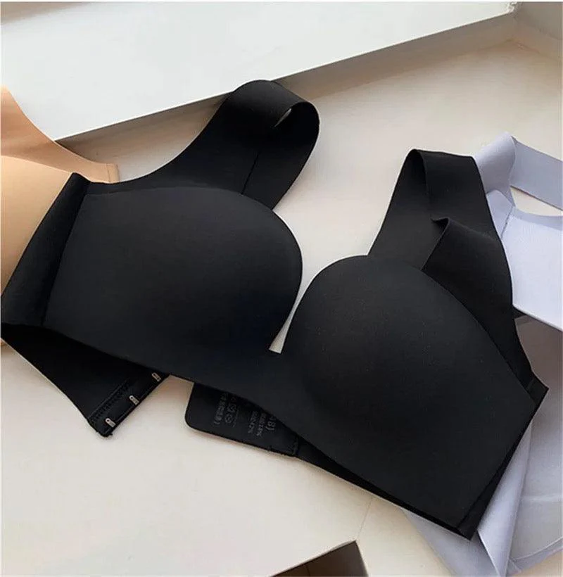Kanette Seamless Pushup Bralettes In Black - Image 2
