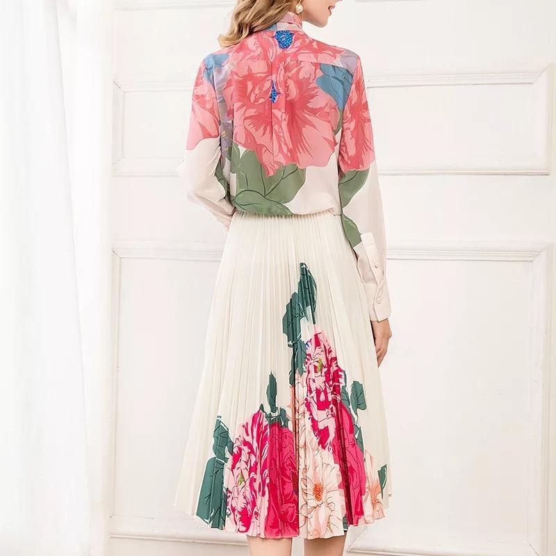 Karev Luxury Coord Set In Off-White - Image 3