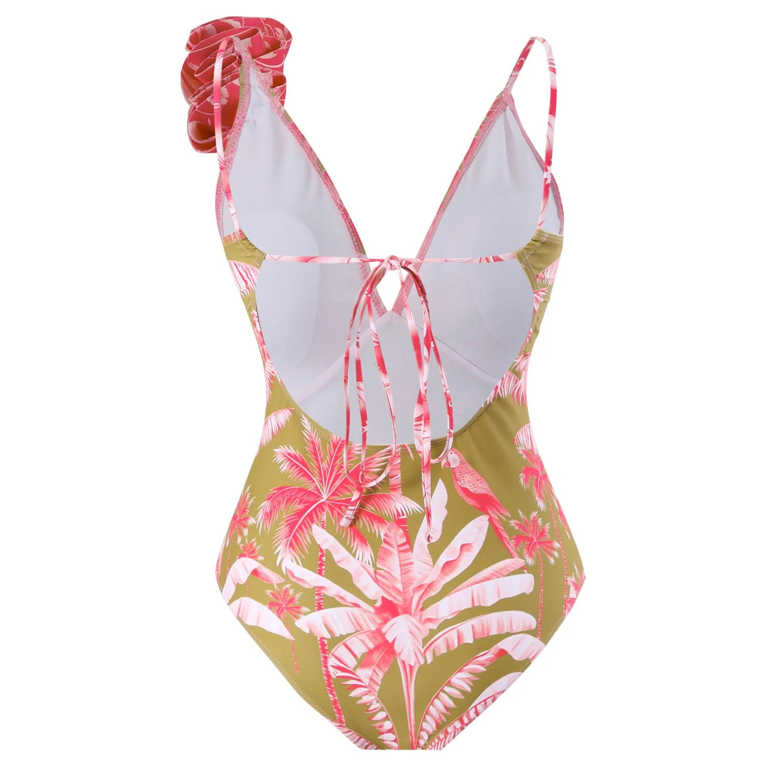 Kiana Swimsuit With Skirt In Pink - Image 5