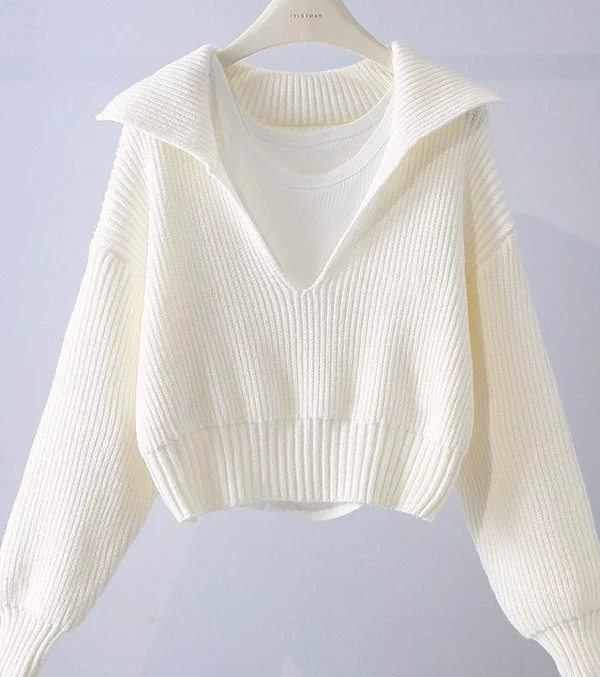 Kristina Soft Crop Pullover - Image 2