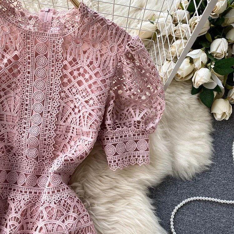 Latea Crochet Dress - Image 4
