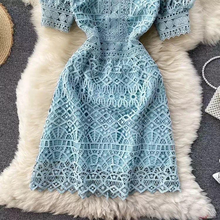 Latea Crochet Dress - Image 6