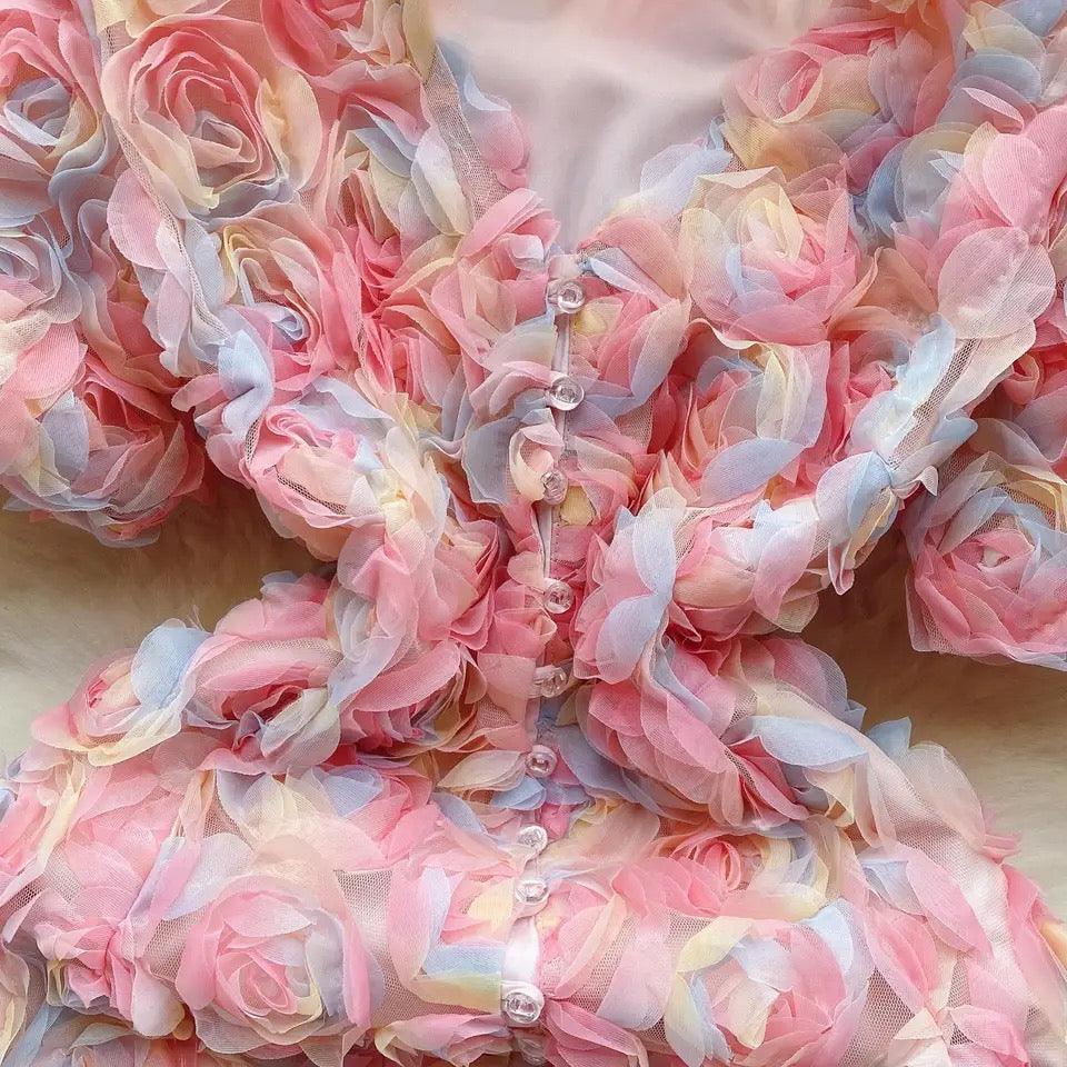 Laurel 3D Floral Dress - Image 5