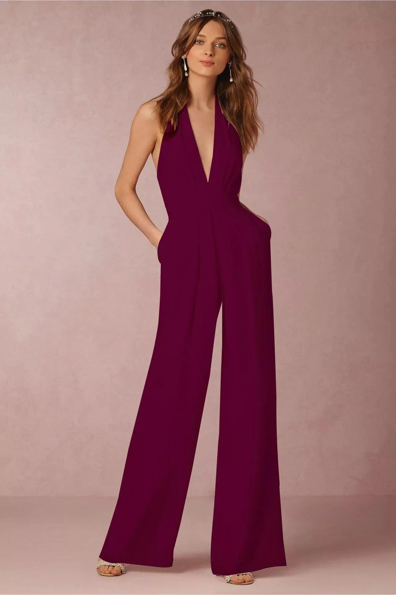 Laurie Halter Neck Jumpsuit - Image 6