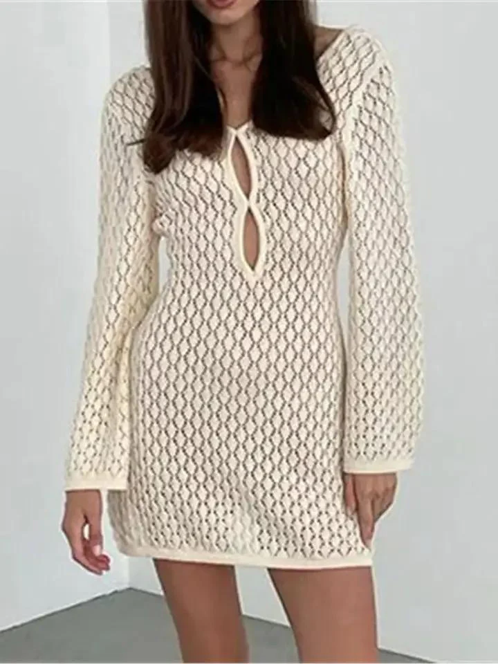 Layla Soft Crochet Dress Resortwear - Image 3