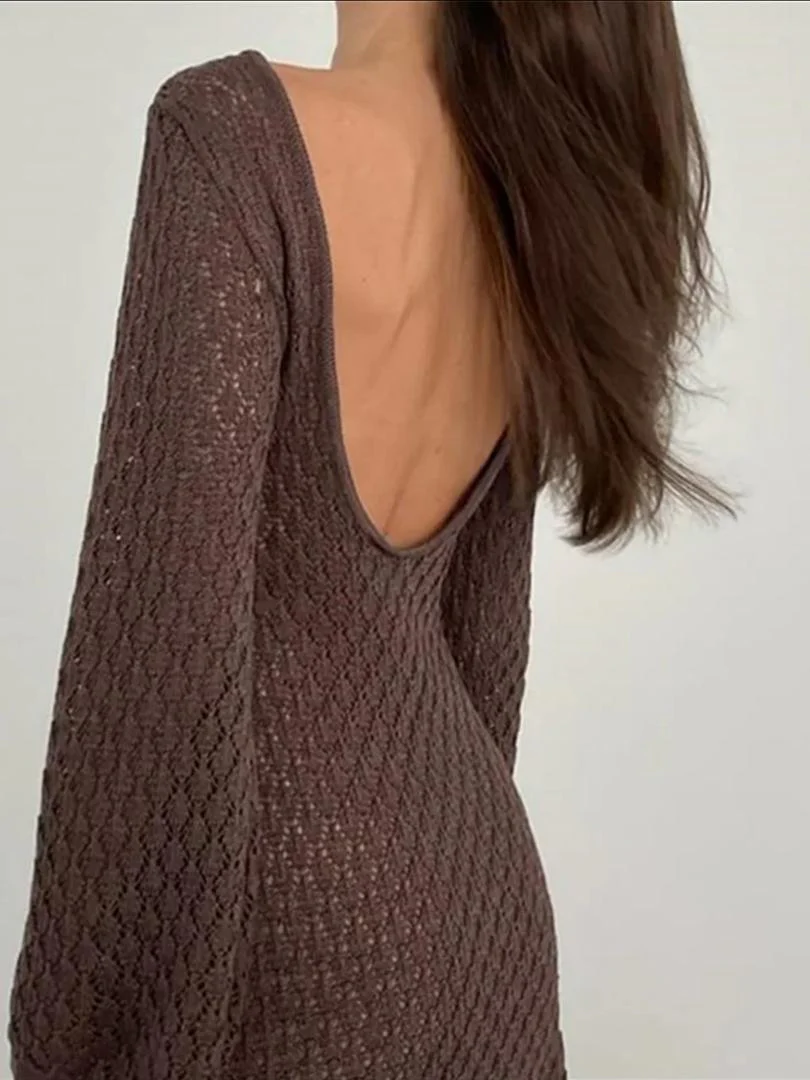 Layla Soft Crochet Dress Resortwear - Image 4