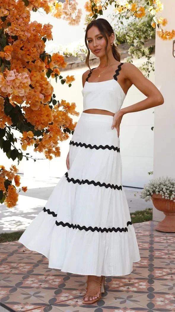 Leh Summer Set of Top with Skirt - Image 6