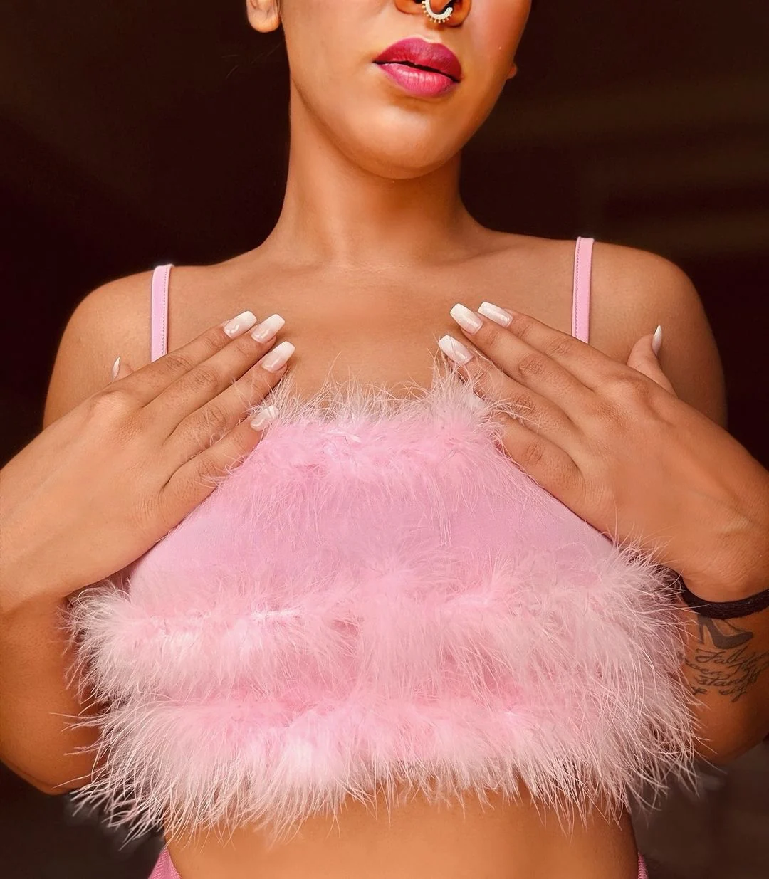 Leena Statement Coord Set In Pink - Image 9