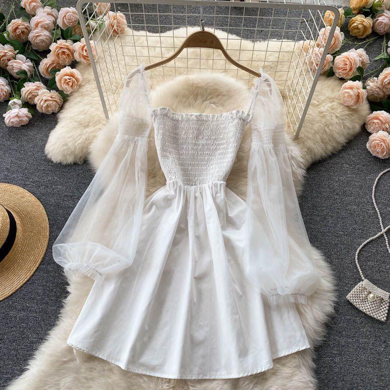 Lena Mesh Sleeve Dress - Image 2