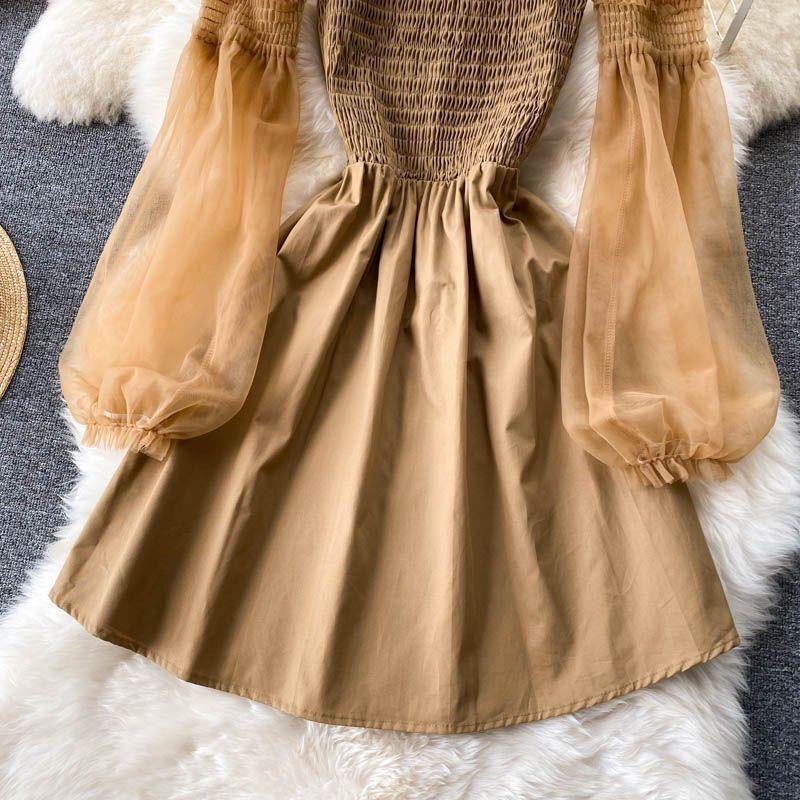 Lena Mesh Sleeve Dress - Image 5